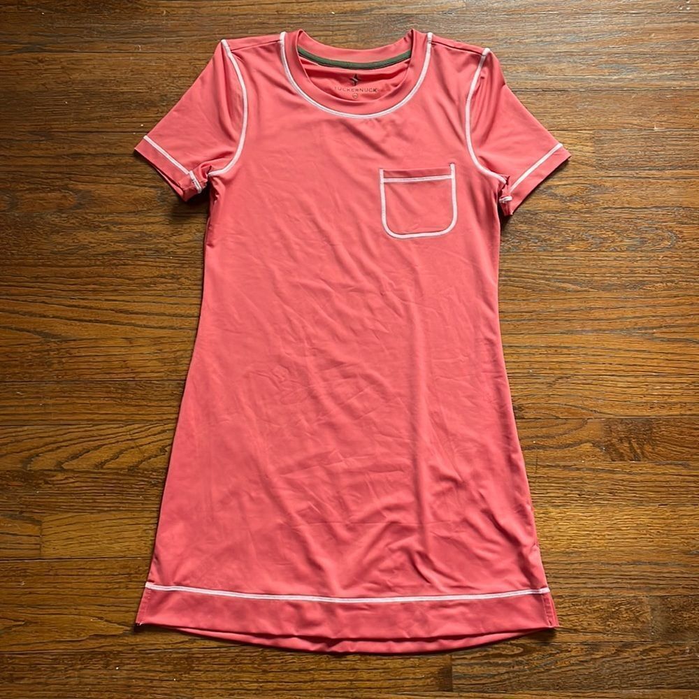 Tuckernuck Pink Sport Short Sleeve Tennis Sporty Mini Dress